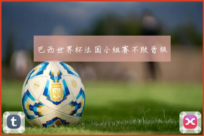 巴西世界杯法国小组赛不败晋级